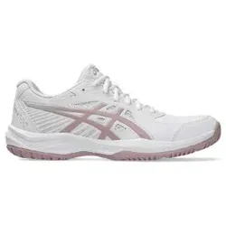 Asics Damen 1042A283 Court Slide 4 weiße Turnschuhe (39.5) - Vielseitige Damen-Turnschuhe für Multisport, mit verbessertem Luftaustausch und Flexibilität. Ideal für schnelle Bewegungen, bietet Stabilität und leichten Komfort durch FLYTEFOAM-Dämpfung.