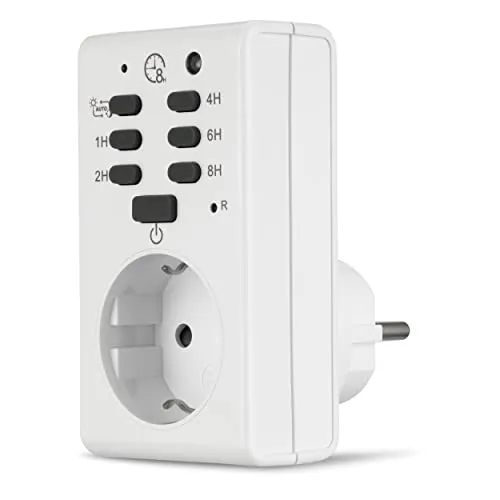 REV Digitale Zeitschaltuhr mit Dämmerungsfunktion - Zeitschaltuhr mit digitaler Steuerung, ideal für automatisierte Lichtsteuerung und energiesparendes Management. Praktische Countdown-Funktion für flexible Nutzung.