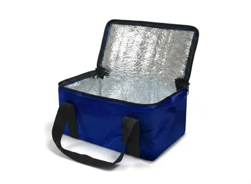 Provance Kühltasche Einkaufstasche Isoliertasche Kühlbox 9,5L Picknicktasche Isolierbox faltbar Picknicktasche Strandtasche (Blau)