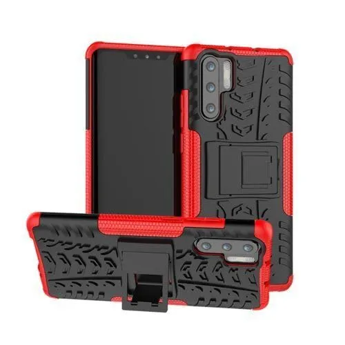 Produktbild Oudoor Hülle Kompatibel mit Huawei P30 Pro | Case Panzer Hülle Cover Schutzhülle Etui Bumper | Rot