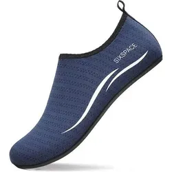 Badeschuhe Herren Damen Wasserschuhe Slip on 40 EU 485 Dunkelblau - Entdecke die Badeschuhe Herren Damen Wasserschuhe Slip on 40 EU 485 Dunkelblau – leicht, flexibel und perfekt für den Einsatz am Strand oder im Pool. Rutschfeste Sohle und schnelles Trocknen sorgen für besten Komfort bei jedem Abenteuer.