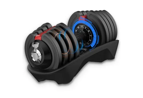 DH FitLife verstellbare Hanteln 1,5 bis 18 KG - Einstellbare Hanteln mit 12 Gewichtsstufen für individuelles Krafttraining. Ergonomischer Griff und platzsparendes Design bieten maximalen Komfort und Flexibilität beim Training.