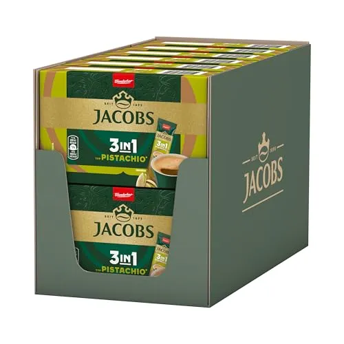 JACOBS Löskaffee 3in1 Typ Pistachio 12 x 10 Kaffeesticks von Jacobs