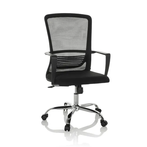 STAR-TEC S Drehstuhl - Ergonomischer Bürostuhl für Home Office - Bürostuhl mit Netzrücken und Lordosenstütze für optimalen Sitzkomfort, ideal für lange Arbeitsstunden im Home Office.