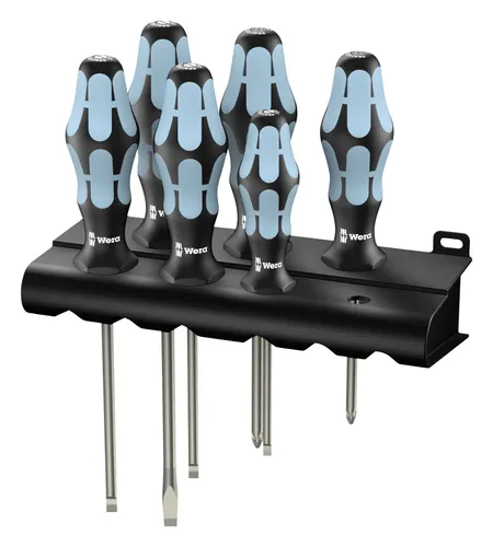 Wera Schraubendreher-Satz 3334 / 3355 - 05032061001 - Schraubendreher-Satz mit 6 hochwertigen Werkzeugen, ideal für präzises Arbeiten und langlebige Nutzung.