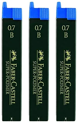 Faber-Castell SUPER-Polymer Feinminen (0.7 B, Menge 3) von Faber-Castell