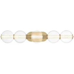 Produktbild LED Wandleuchte Badezimmer 96,7 cm IP44 in Gold