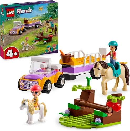 LEGO Friends 42634 Pferde- und Pony-Anhänger