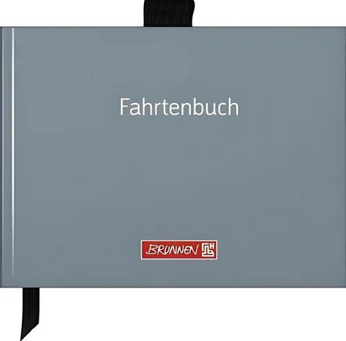 BRUNNEN Formularblock BRUNNEN Fahrtenbuch A6 40 Blatt Hardcover 1010143