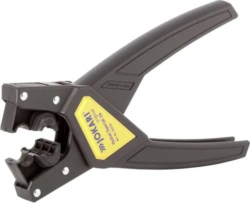 Jokari Outlet Special 20 20220 Abisolierzange - Praktische Abisolierzange für Kabeldurchmesser von 7.5 bis 9mm, ideal für präzises Abisolieren in Elektronikprojekten.