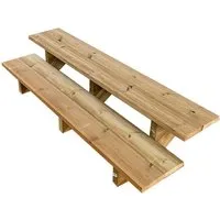 Vinuovo Terrassentreppe Holz 2 Stufen 160 cm von Vinuovo