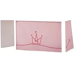 Produktbild Hoppekids Vorhang für Spielbett 70x160  Princess , rosa/pink , Maße (cm): B: 300 H: 72