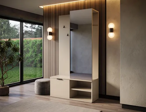 MOEBLO Flurgarderobe Schrank VALENTIA – Kompaktgarderobe für Diele & Flur mit Spiegel - Moderne Garderobe VALENTIA in Eiche Artisan für Flur und Diele. Mit Spiegel, Kleiderstange und Schuhablagen sorgt sie für Ordnung und eine elegante Optik – ideal für kleinere Räume.