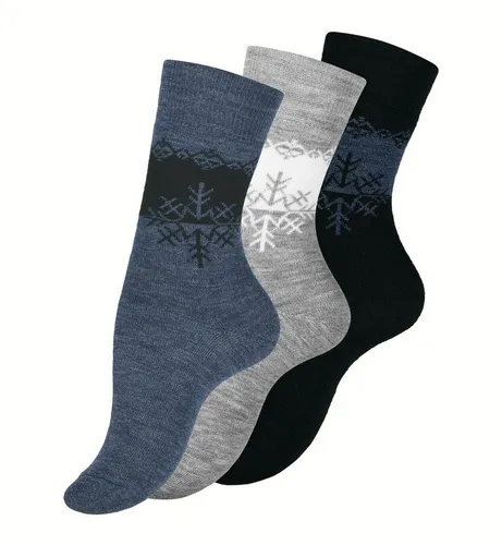 Cotton Prime® Socken (3-Paar) mit Innenfrottee