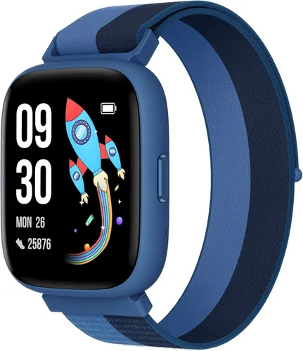 BIGGERFIVE Kinder Smartwatch mit Pulsmesser – Spaß & Fitness vereint - Smartwatch für Kinder mit 80 Sportmodi, Herzfrequenzmessung und wasserdichtem Design. Ideal für aktive Kids, die Gesundheit und Spaß kombinieren möchten.