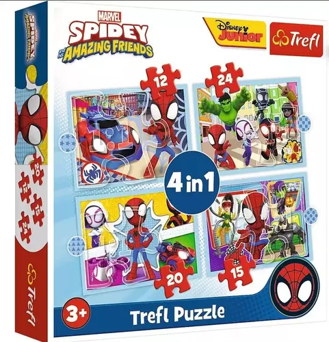 Puzzle 4w1. Ekipa Spidey'a Trefl 5900511346114