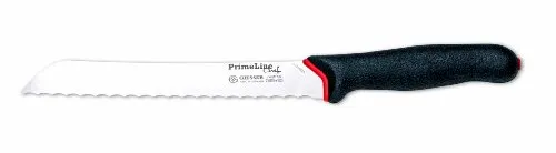 Giesser Brotmesser mit Welle 218355, 24 cm Klingenlänge - Küchenmesser mit scharfem Wellenschliff, ideal für müheloses Schneiden von Brot und Brötchen. Hochwertige Chrom-Molybdän-Stahlklinge mit antibakterieller Sanitized®-Ausrüstung für optimale Hygiene.