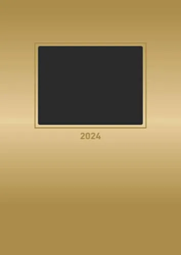 Foto-Bastelkalender gold 2024