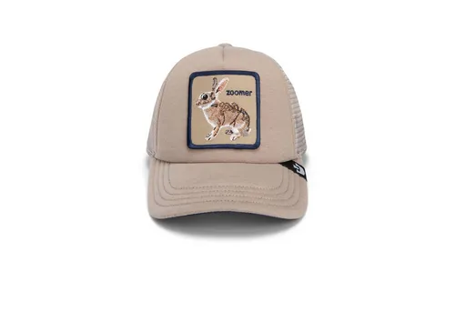 Goorin Bros. Kinder Trucker Cap OK Zoomer Tan Beige - Hüte, Mützen & Caps für Herren, stylische Trucker Cap für Kinder mit coolem Design und verstellbarem Verschluss für optimalen Sitz.