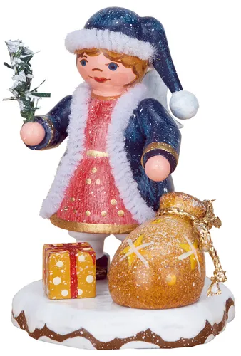 Hubrig Volkskunst Himmelskind Engel aus dem Erzgebirge - Einzigartiges Geschenk aus Deutschland, handgefertigter Engel für besondere Anlässe und Sammlerstücke.