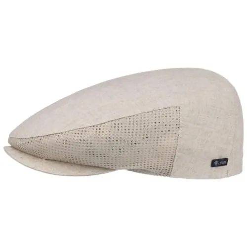 Lipodo Leinen Flatcap Beige Herren