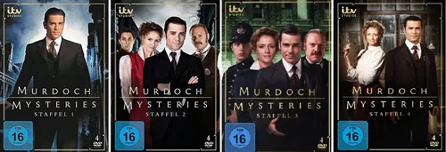 DVDs * MURDOCH MYSTERIES - STAFFEL / SEASON 1 + 2 + 3 + 4 IM SET # NEU OVP & 16