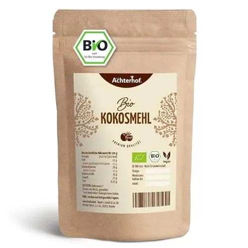 Bio Kokosmehl | 1000g | Low Carb Mehl | ballaststoffreich | reich an Proteinen | direkt vom Achterhof