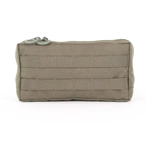 Zentauron MOLLE Utility Pouch Horizontal 1,4L – Cordura Tasche für Rucksäcke, Plattenträger & Schutzwesten, Tactical, Outdoor, Militär, EDC, Erste Hilfe, Polizei, MOLLE System, Made in Germany