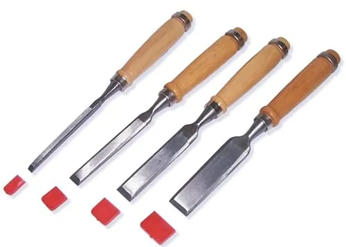 tlg. HOLZ STECHBEITEL BEITEL SET 6-12-18-24 mm SATZ HOLZBEITEL HOHLBEITEL SCHNITZBEITEL 4