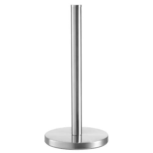 DRW Küchenrollenhalter aus mattem Stahl, 15 x 15 x 32 cm