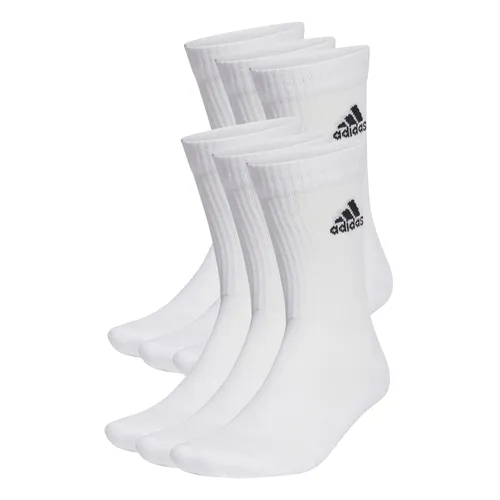 adidas Sportsocken Crew Cushioned Sportswear weiss - 6 Paar, Größe: 46-48