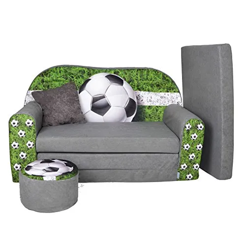 FORTISLINE Kindersofa ausklappbar 100x60 cm von Fortisline