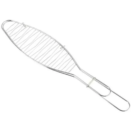 Landmann Fischbräter, Fischwender Grillwender Fisch verchromt
