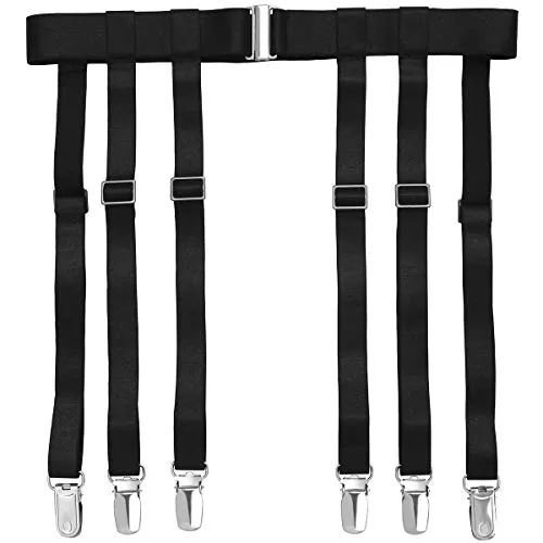 GARGALA Strumpfband-Gürtel für Damen - Strumpfhalter & Strapse für Damen, größenverstellbar und mit 6 Metallclips für perfekten Halt, ideal für sexy Outfits und bequemes Tragen.