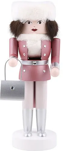 KWO Olbernhau Deko, Bunt - Erzgebirgischer Nussknacker - Original Erzgebirgischer Volkskunstartikel aus Holz, beste Handwerkskunst mit langer Tradition, ideal für die festliche Dekoration.