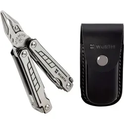 Würth Multitool Set mit Ledertasche – 2-teiliges Multifunktionswerkzeug