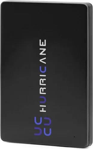 HURRICANE MD25C3 schwarz 1TB - Externe tragbare Festplatte - Externe Festplatte (1TB) mit USB 3.0 für schnelle Übertragungen, robustem Design und ideal für den mobilen Einsatz – perfekt für Fotos, Smart TVs, PCs und Konsolen.