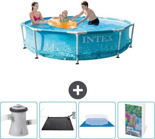 Intex Rund Frame Schwimmbecken 305 x 76 cm mit Zubehör