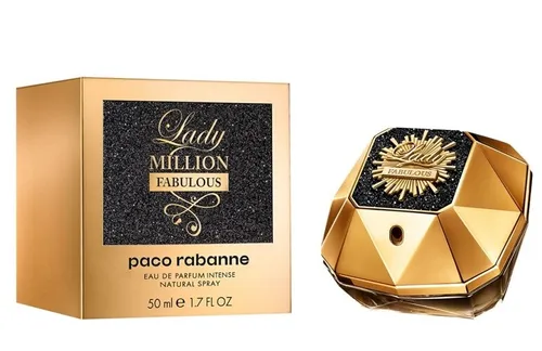 Paco Rabanne Lady Million Fabulous Eau de Parfum Intense Spray 50 ml - Damendüfte, intensiver und verführerischer Duft für selbstbewusste Frauen, ideal für besondere Anlässe.