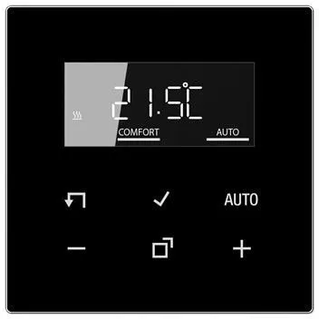 Jung TRDLS1790SW Raumtemperaturregler mit Display