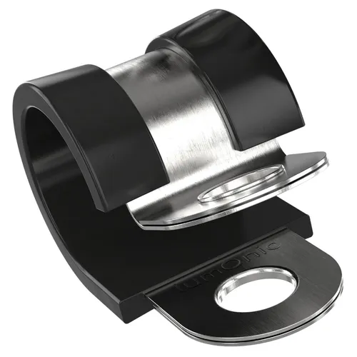 10x P-Clip Leitungsschelle mit Gummi 10mm Rohrschelle Befestigungsschelle