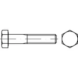 ISO 4014 Sechskant-Schaftschraube M12x150 - 50 Stück - Maschinenschrauben aus robustem Stahl 10.9, ideal für hohe Belastungen und langlebige Verbindungen.