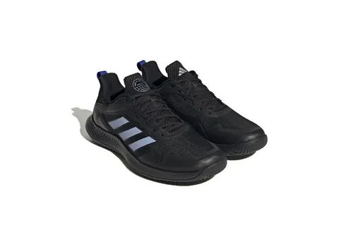adidas Tennisschuhe Defiant Speed Allcourt schwarz Herren - Größe 44 (10) - Tennisschuhe mit leichtem Mesh-Obermaterial und optimierter Adiwear Außensohle für blitzschnelle Bewegungen auf Sandplätzen. Ideal für kraftvolle Konter dank optimaler Mittelfußunterstützung.
