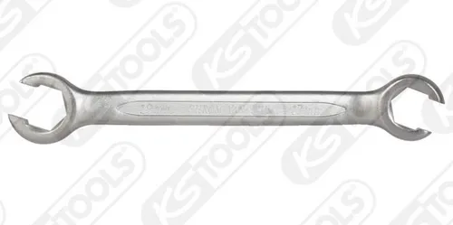 KS Tools CLASSIC OFFENER DOPPEL-RINGSCHLÜSSEL, ABGEWINKELT, 10X12MM 517.0255-E
