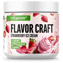 Geschmackspulver: Flavor Craft, 250 g Strawberry Ice Cream von Vit4ever