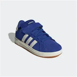 adidas Unisex Kinder Grand Court 00s Schuhe - Sneaker mit regulärer Passform, elastischen Schnürsenkeln und Klettverschlussriemen für einfachen Einstieg. Obermaterial aus Wildleder und Synthetik für optimalen Komfort.