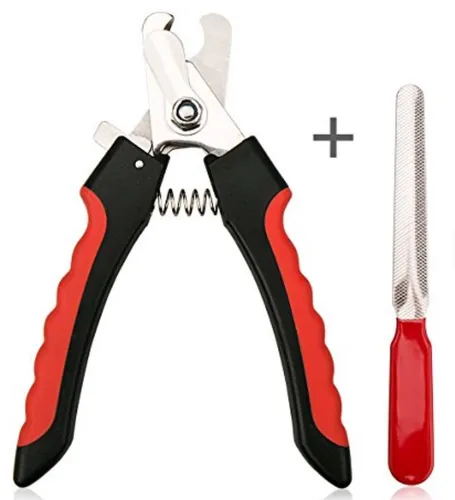 Krallenschere Nagelfeile Set Krallen Zange Schneider für Hund,Katze, Nager