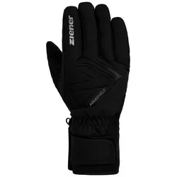 Ziener Gatis-z AS Glove man black (12) 8,5 - Warme Skihandschuhe für Herren mit wasserdichter ZIENER AQUASHIELD Membran und umweltfreundlicher Herstellung aus recycelten Materialien - ideal für komfortable Winterabenteuer.