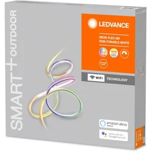 LEDVANCE Smart+ WiFi Neon LED-Streifen 5M RGB + TW - Lichtschläuche & -ketten, dimmbar und smart steuerbar für kreative Innen- und Außenbeleuchtung, ideal für stimmungsvolle Akzente.