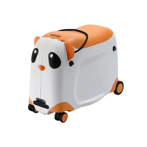 Berwin Panda Adventure Kinder Reisekoffer Trolley - Handgepäck mit Sitzfunktion - Der Berwin Panda Adventure Kinder Trolley begeistert mit seinem süßen Panda-Design und bietet eine praktische Sitzfunktion. Ideal für Reisen und den Alltag, leicht zu ziehen und zu tragen.